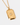 Octagon Textured Pendant Necklace