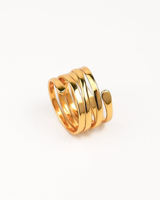 Sterling Silver Bold Wrap Ring