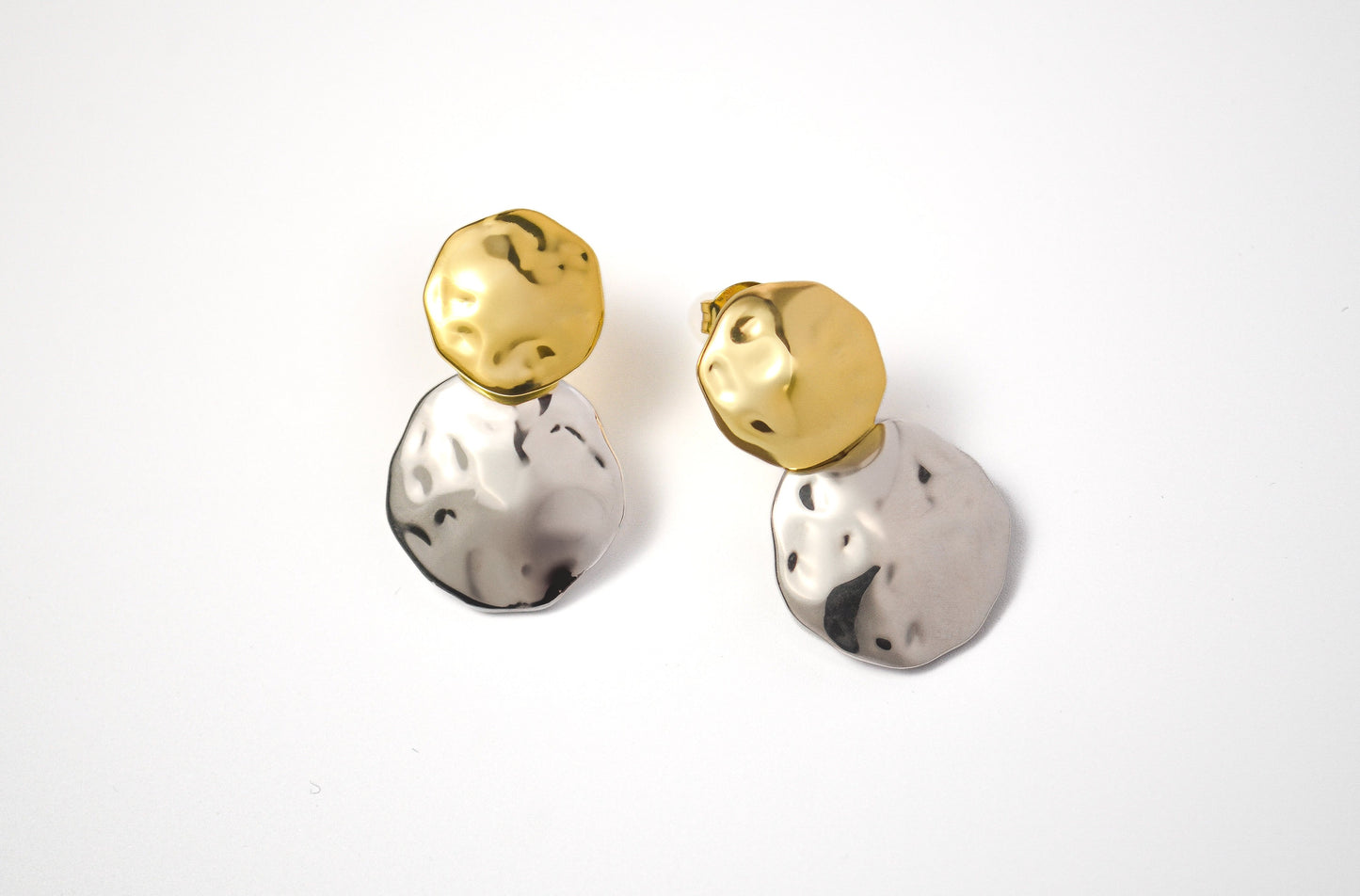 Two Tone Disc Dangles