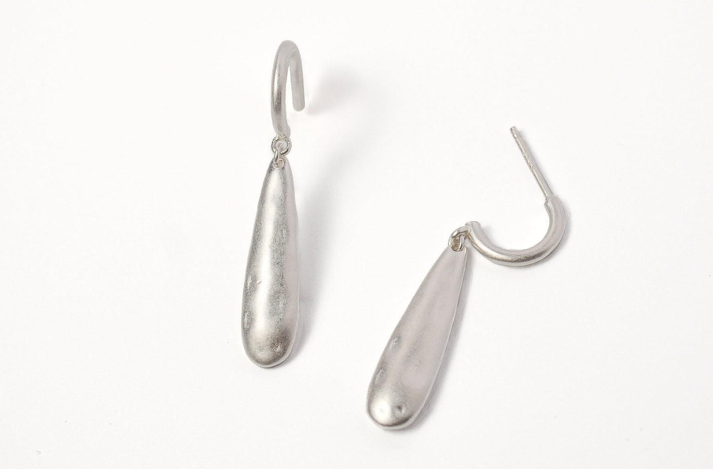 Everyday Teardrop Dangles Silver