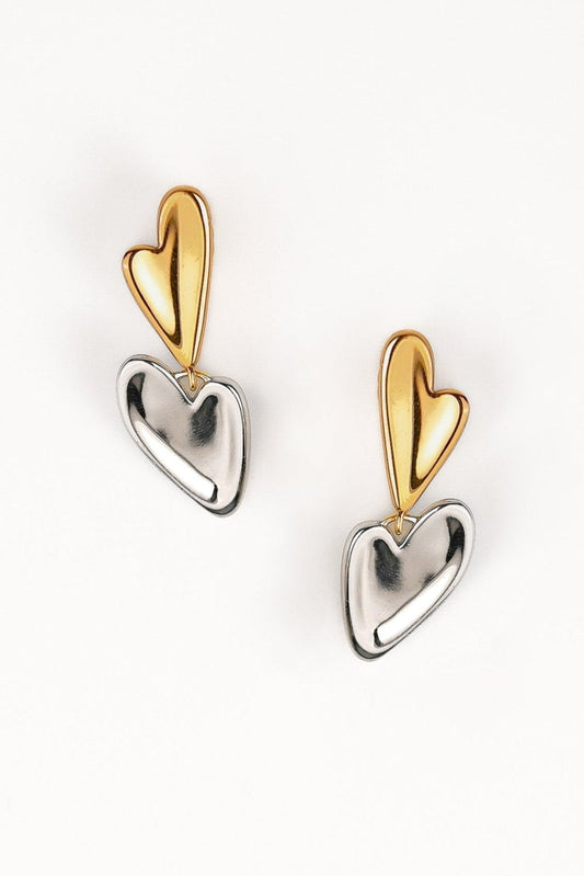 Sterling Silver Love Earrings