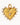 Ray of Sunshine Heart Charm