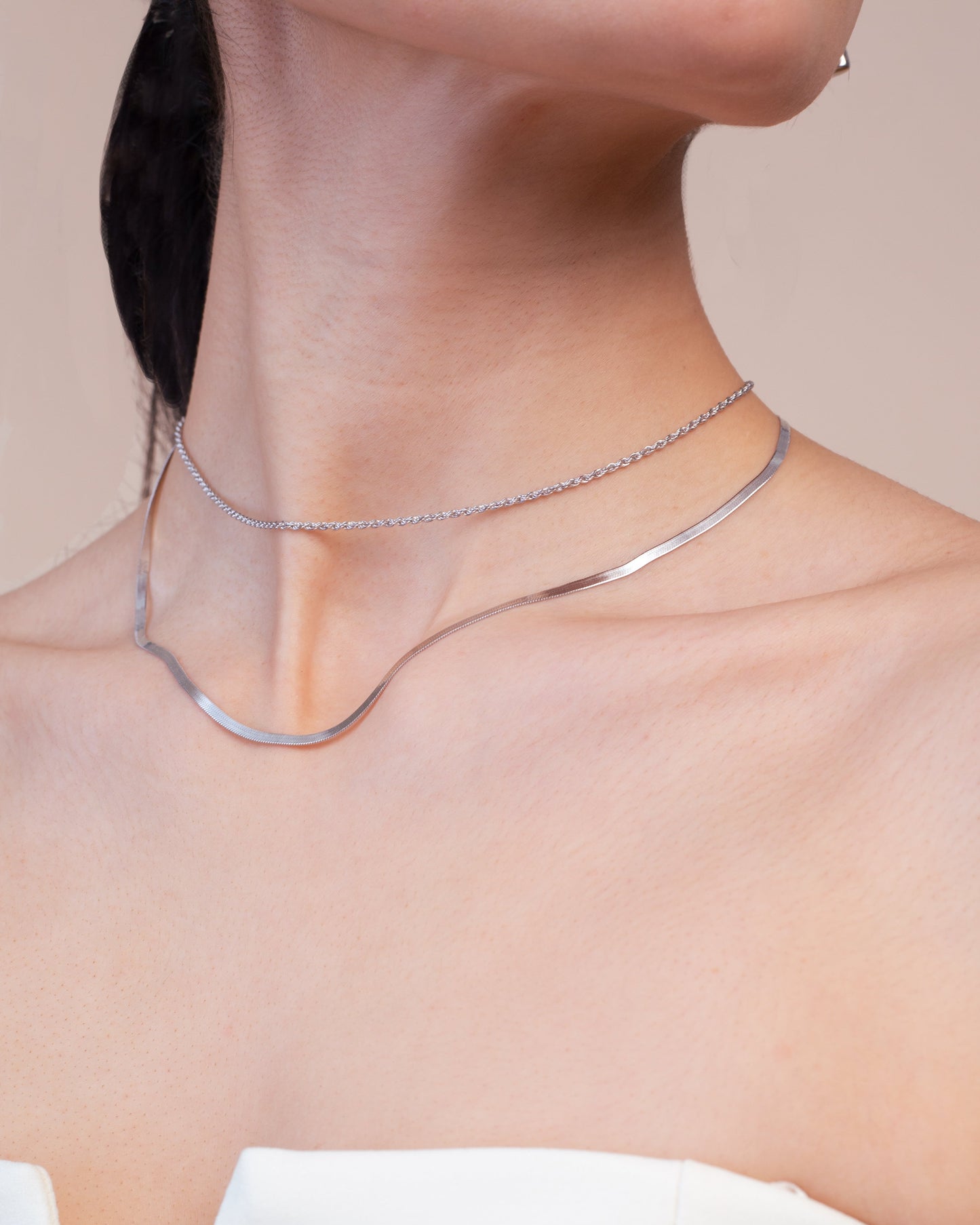 Slim Twist Chain Necklace