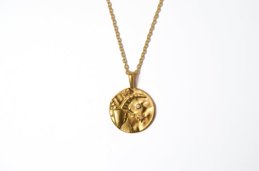 Capricorn Zodiac Necklace