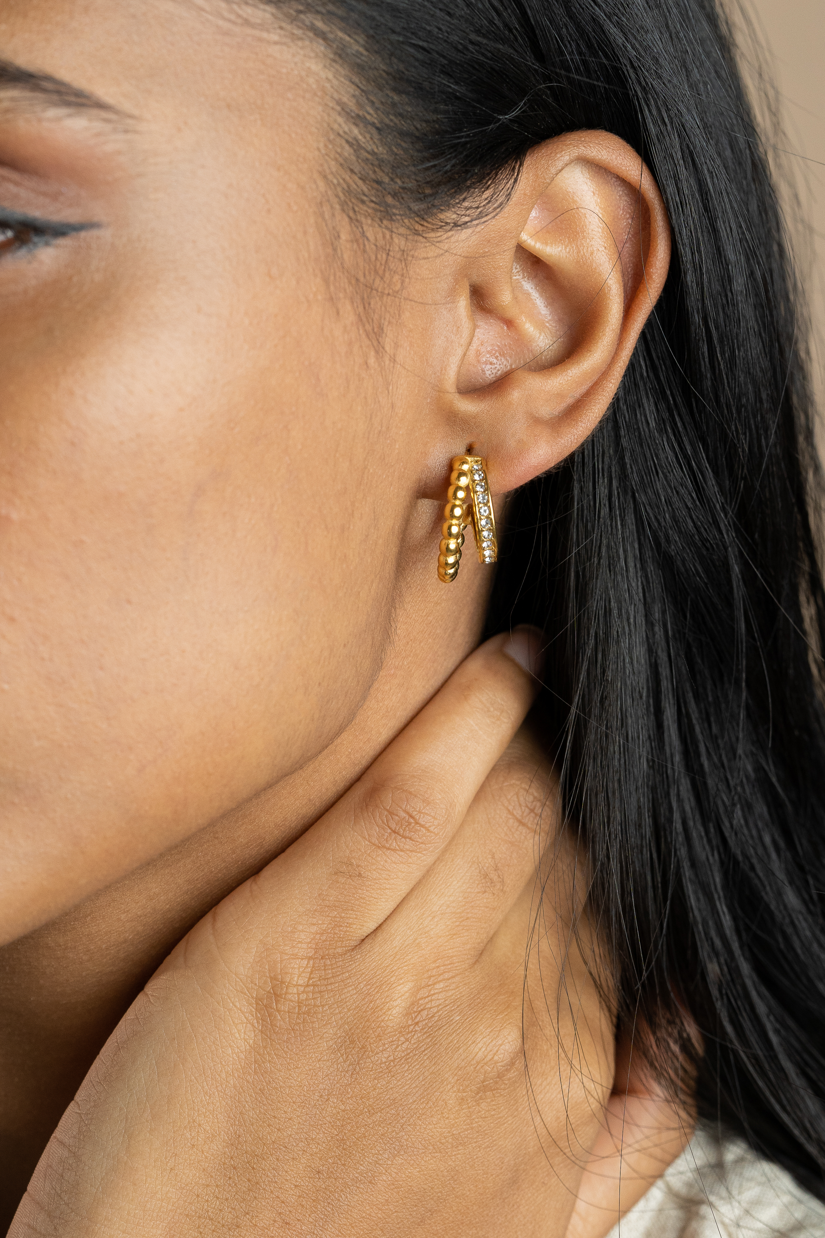 Illusion Double Hoop Silver Rope Earrings By Otis Jaxon |  notonthehighstreet.com